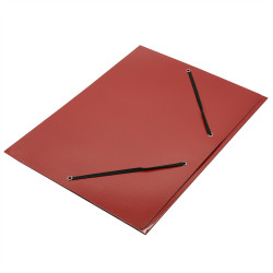 Gumis mappa A4, 400g. karton Fornax Glossy piros Gumis mappa Fornax