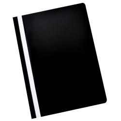 Gyorsfűző műanyag A4, PP Fornax fekete Gyorsfűző műanyag Fornax