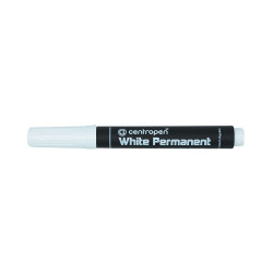 Rostirón, filctoll, vízbázisú 2,5mm, kerek hegyű, Centropen 8586 fehér Író- irodaszer, papíráru Centropen