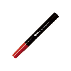 Alkoholos marker 1,5-3mm, kerek hegyű, Foroffice, piros Író- irodaszer, papíráru Foroffice