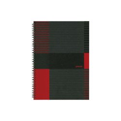 Spirálfüzet A4, 80lap vonalas, keményfedelű Marker Linear