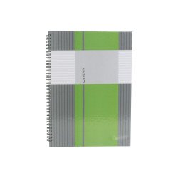 Spirálfüzet A5, 80lap vonalas, keményfedelű Marker Linear