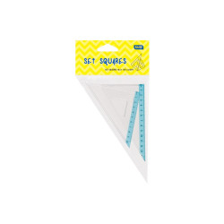 Vonalzókészlet, háromszög 13 cm és 18cm, ( 45°/60° ) 2 db/bliszter Educa