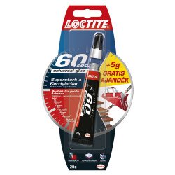 Pillanatragasztó 20g Loctite 60 sec univerzális Gél Javítás, ragasztás, csomagolás Loctite