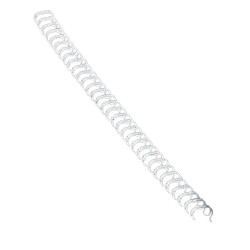 Fém spirál 3:1, 12mm, 81-100lap, Fellowes® 100 db/doboz, fehér Irodatechnika, kellékei Fellowes
