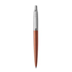 Golyóstoll Chelesa narancs/fém test, ezüst klipsz 1953189 Parker Royal Jotter, írásszín kék Golyóstoll Parker