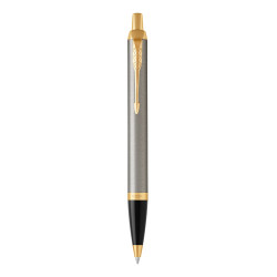 Golyóstoll csiszolt fém test, arany klipsz 1931670 Parker Royal IM, írásszín kék Golyóstoll Parker