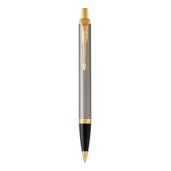 Golyóstoll csiszolt fém test, arany klipsz 1931670 Parker Royal IM, írásszín kék Golyóstoll Parker