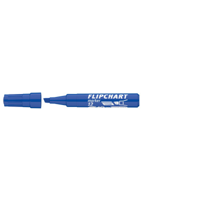 Flipchart marker vízbázisú 1-4mm, vágott Artip 12 kék
