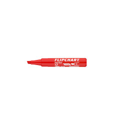 Flipchart marker vízbázisú 1-4mm, vágott Artip 12 piros