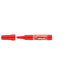 Flipchart marker vízbázisú 1-4mm, vágott Artip 12 piros Flipchart marker Ico