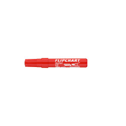 Flipchart marker vízbázisú 1-4mm, vágott Artip 12 piros
