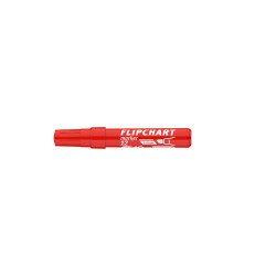 Flipchart marker vízbázisú 1-4mm, vágott Artip 12 piros