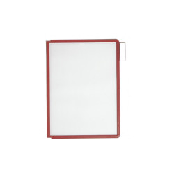 Bemutatótábla panel, A4, 5 db/csomag, Durable Sherpa piros