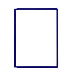 Bemutatótábla panel, A4, 5 db/csomag, Durable Sherpa kék Bemutatótábla, mágneses info keret Durable