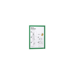 Infókeret A4, XXL csomag, 10 db/doboz, Durable Duraframe® zöld Bemutatótábla, mágneses info keret Durable
