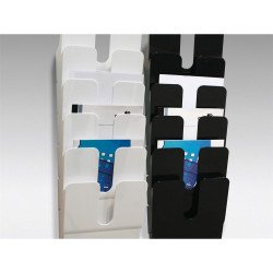 Prospektustartó A4, Durable Flexiplus 6 db/csomag, áttetsző