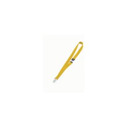 Textil szalag Durable karabinerrel, 10 db/csomag, sárga Író- irodaszer, papíráru Durable