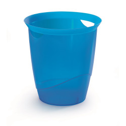 Papírkosár 16l, Durable Trend, áttetsző kék Író- irodaszer, papíráru Durable