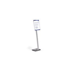 Padlóállvány A3, Durable Info Sign ezüst Állványok, tartók Durable