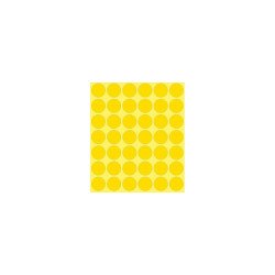 Etikett címke, o18mm, jelölésre, 24 címke/ív, 44 ív/doboz, Avery sárga