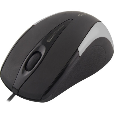 Egér optikai 3D 1000dpi USB Esperanza Sirius fekete
