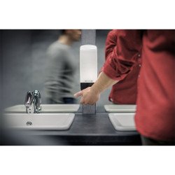 Adagoló folyékony szappanhoz 1 liter műanyag Katrin Maxi fehér_90229