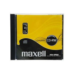 CD-RW80 12X újraírható CD normál tokban Maxell