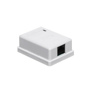 Cat.6 UTP 1xRJ45 falon kívüli öntapadó aljzat Quality