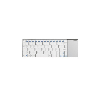 Billentyűzet Rapoo E2710 touchpad fehér