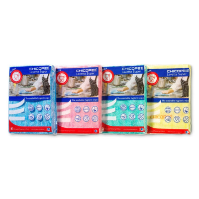 Törlőkendő eldobható konyhai 50 db/csomag, J-Cloth Plus, Chicopee sárga