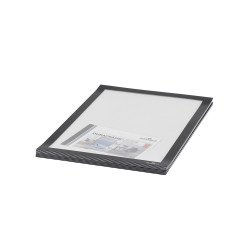 Infókeret A4, XXL csomag, 10 db/doboz, Durable Duraframe® fekete Bemutatótábla, mágneses info keret Durable
