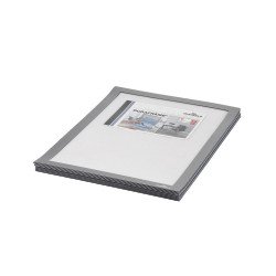 Infókeret A4, XXL csomag, 10 db/doboz, Durable Duraframe® ezüst Bemutatótábla, mágneses info keret Durable