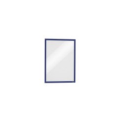 Infókeret A3, 5 db/csomag, Durable Duraframe® Magnetic sötétkék Bemutatótábla, mágneses info keret Durable