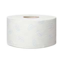 Toalettpapír 2 rétegű közületi átmérő: 18,8 cm 850 lap/170 m/tek 12 tek/karton Soft Mini Jumbo Premium Tork_110253 fehér Higéniai papír Tork