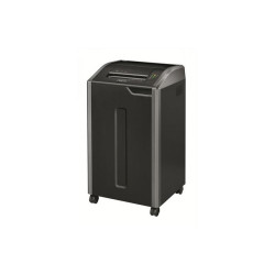 Iratmegsemmisítő, 38lap, csík vágás 5,8mm, Fellowes® Powershred 425i Iratmegsemmisítő gép Fellowes