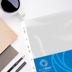 Genotherm lefűzhető, A4, 50 micron fényes víztiszta Bluering® 100 db/csomag,