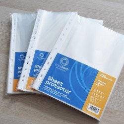 Genotherm lefűzhető, A4, 50 micron fényes víztiszta Bluering® 100 db/csomag,