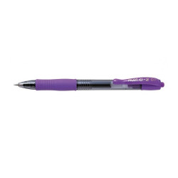 Zseléstoll 0,7mm, nyomógombos Pilot G-2, írásszín lila Író- irodaszer, papíráru Pilot