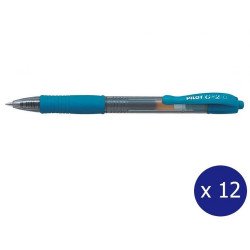 Zseléstoll 0,7mm, nyomógombos Pilot G-2, írásszín türkiz Író- irodaszer, papíráru Pilot