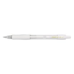 Zseléstoll 0,7mm, nyomógombos Pilot G-2, írásszín pasztell fehér