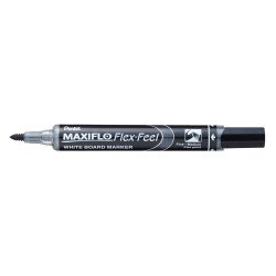 Táblamarker 1-5mm, hajlékony hegyű Pentel Maxiflo Flex Feel fekete Író- irodaszer, papíráru Pentel