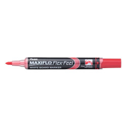 Táblamarker 1-5mm, hajlékony hegyű Pentel Maxiflo Flex Feel piros Író- irodaszer, papíráru Pentel