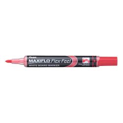 Táblamarker 1-5mm, hajlékony hegyű Pentel Maxiflo Flex Feel piros Író- irodaszer, papíráru Pentel