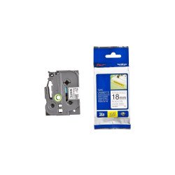 Feliratozógép szalag, Brother TZE241 18mm ORIGINAL fekete/fehér Feliratozógép szalag Brother