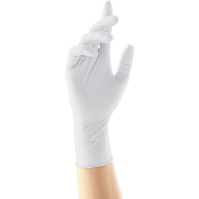 Gumikesztyű latex púdermentes L 100 db/doboz GMT Super Gloves fehér