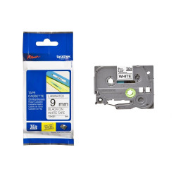 Feliratozógép szalag Brother TZE221 9mmx8m ORIGINAL fekete/fehér Feliratozógép szalag Brother
