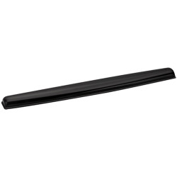 Csuklótámasz billentyűzethez, géltöltésű, Fellowes® Crystal Gel, fekete Ergonómia Fellowes