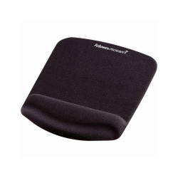 Egérpad csuklótámasszal, habtöltésű, Fellowes® PlushTouch, fekete Egérpad Fellowes