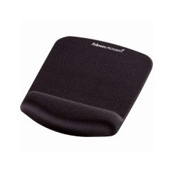 Egérpad csuklótámasszal, habtöltésű, Fellowes® PlushTouch, fekete Egérpad Fellowes